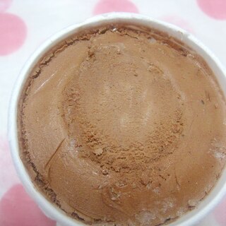 牛乳で簡単チョコレートアイスクリーム